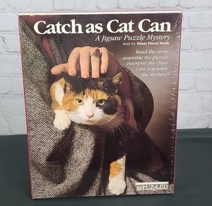 Catch as Cat Can Puzzle Mystery 500 pieces